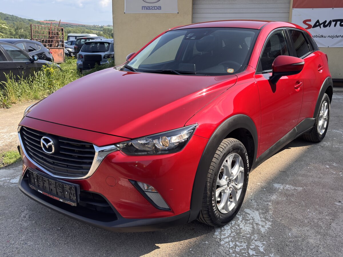 MAZDA CX-3 2.0i 88KW,2017,NAVI,PDC,VÝHŘEV,ALU16,TAŽNÉ,SERVIS