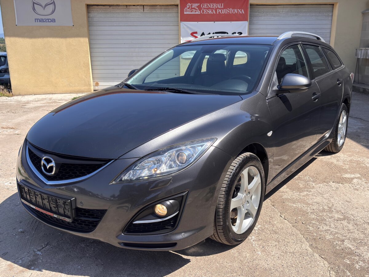 MAZDA 6 2.0i 114KW,2011,2DIN,KŮŽE,VÝHŘEV,TZ,SERVIS,BEZ RZI