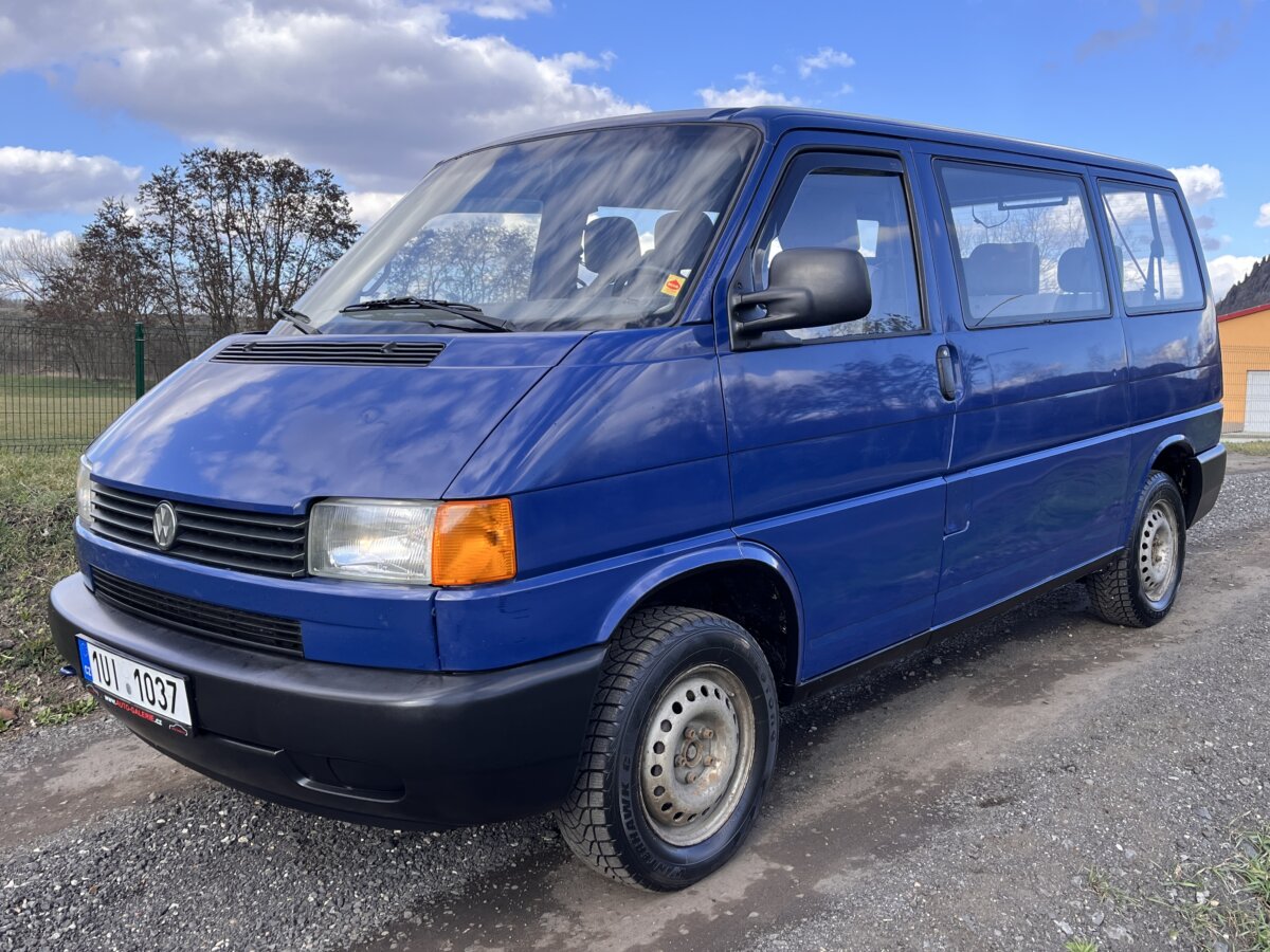 ▶️VW TRANSPORTER T4 2.4D 55KW,9MÍST,200TKM,TAŽNÉ,MOC PĚKNÝ◀️
