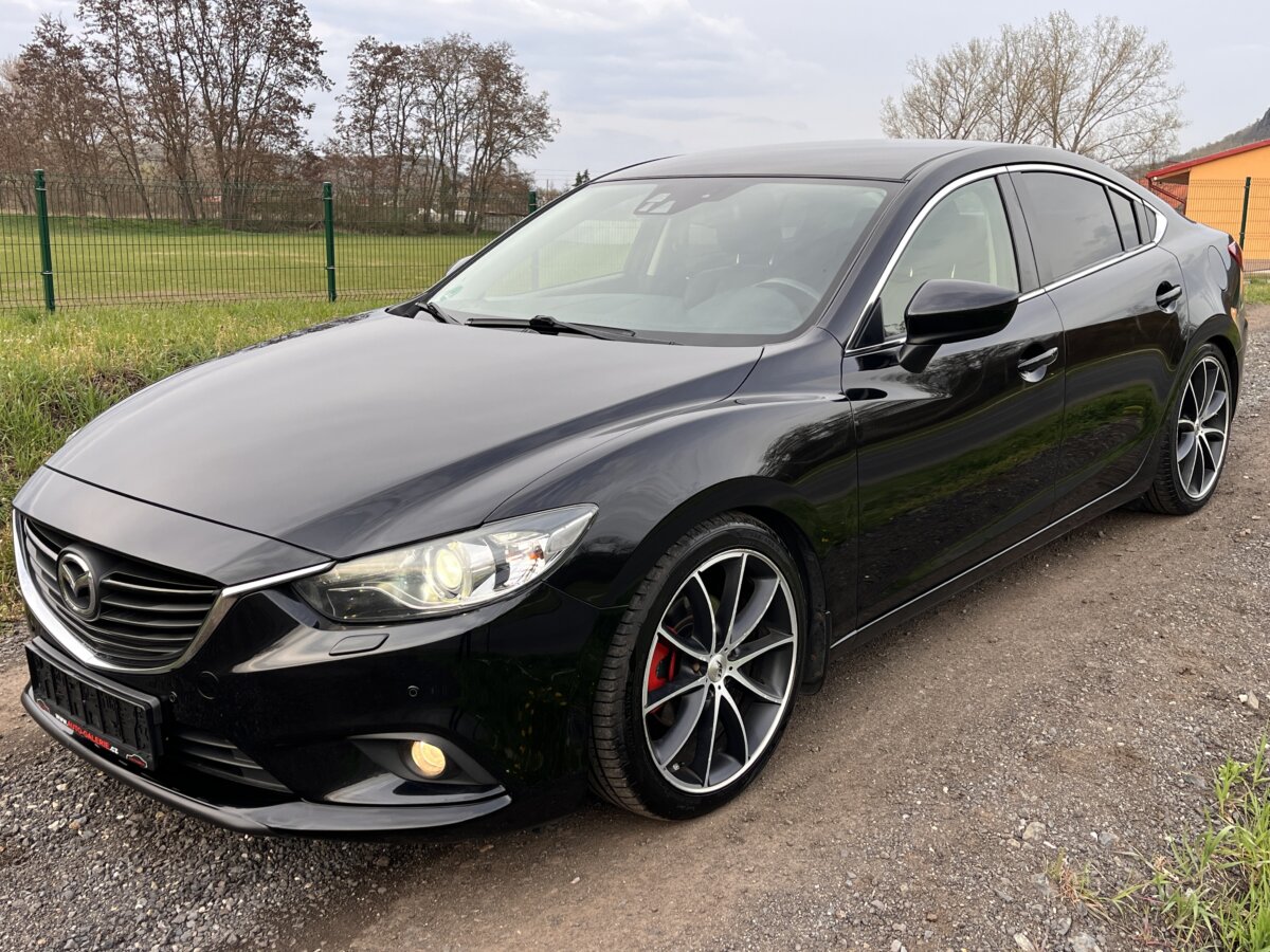 MAZDA 6 2.5i 141KW, XENON, ALU19, BOSE, KŮŽE, NAVI, VÝHŘEV, KRÁSNÁ!
