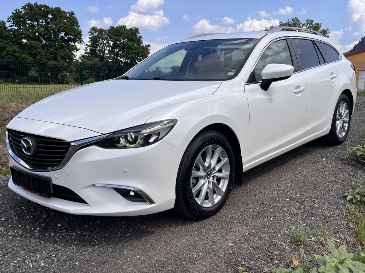 ▶️MAZDA 6 2.0i 121KW, 2016, FULL LED, VÝHŘEV, NAVI, ALU17, TZ◀️