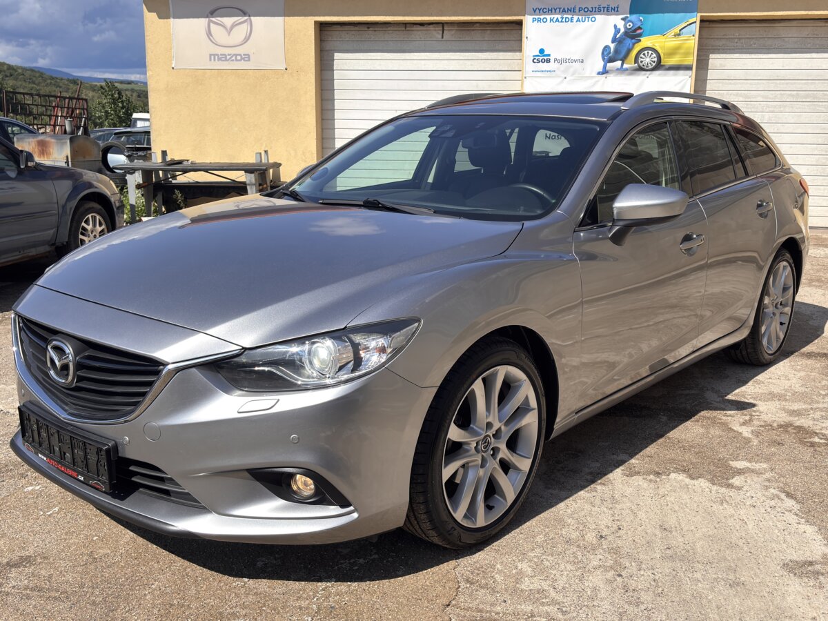 MAZDA 6 2.5i,141KW, 2013, PLNÁ VÝBAVA, ŠÍBR, SERVIS MAZDA, ALU19!