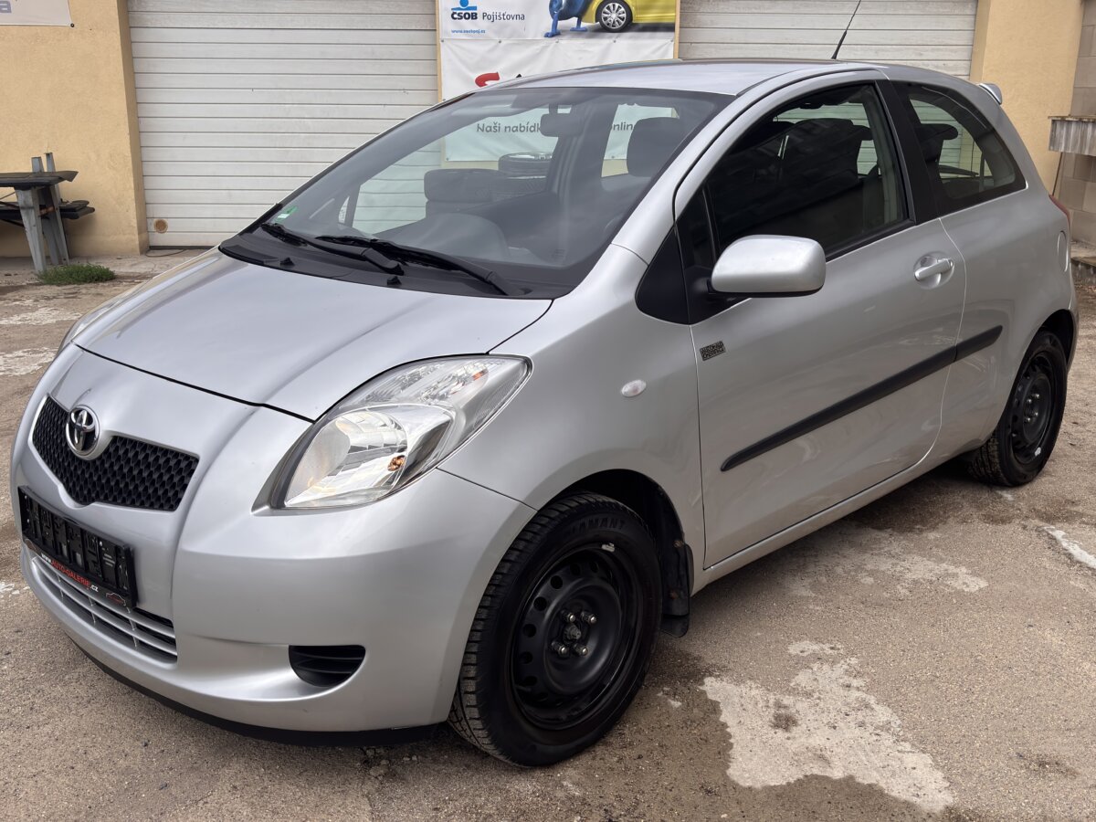 ▶️TOYOTA YARIS 1.0i 51KW,2007,80TKM,KLIMA,KŘÍDLO,SERVIS◀️