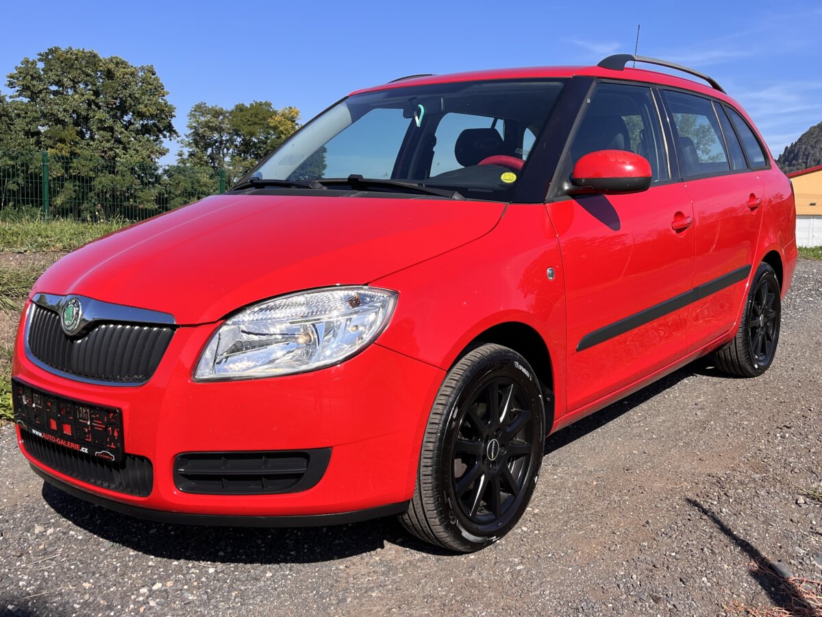 ▶ŠKODA FABIA KOMBI, 2008, 1.6i 77KW, 182TKM, VÝHŘEV, ALU15◀