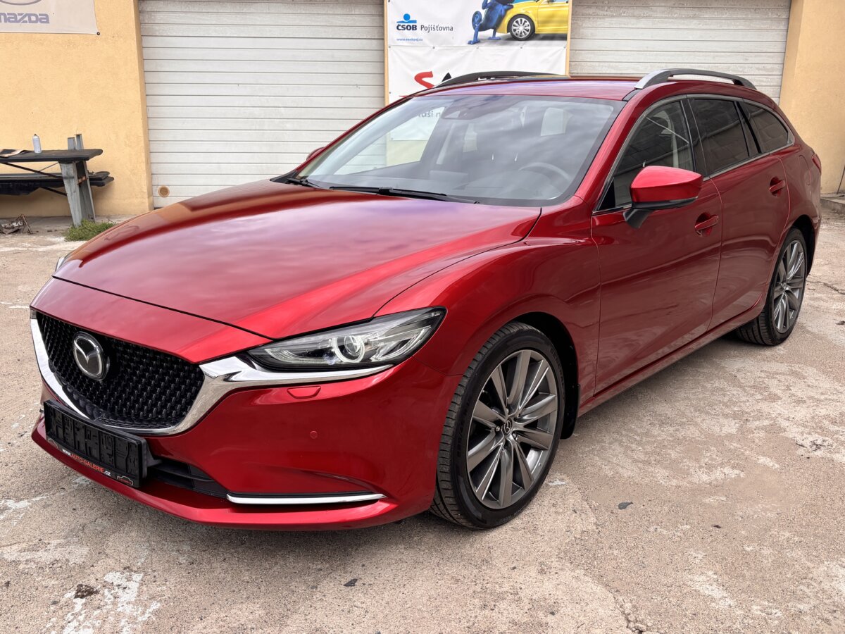 MAZDA 6 2.0i 2019, 181TKM, 1.MAJ, HEAD-UP, FULL LED, KŮŽE, 360°CAM