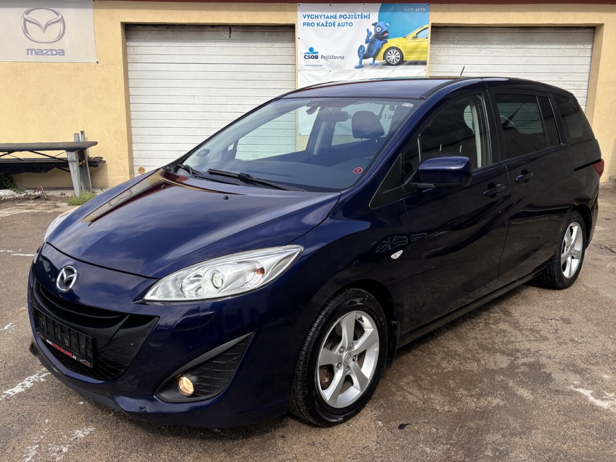 ▶️MAZDA 5 2.0i 110KW, 2011, XENONY, 7MÍST, PDC, TZ, ALU, BEZ RZI◀️