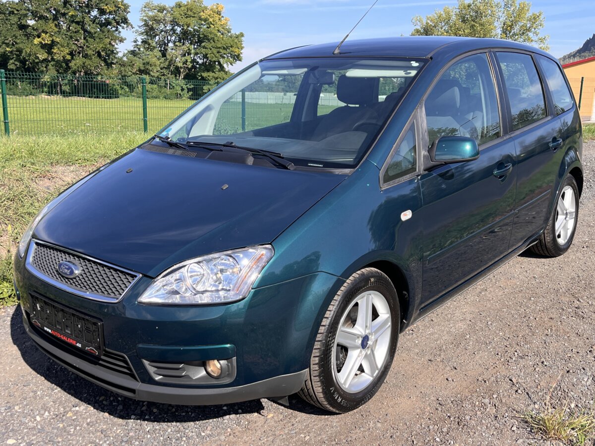 ▶FORD C-MAX 2007, 1.6i 74KW, KLIMA, ALU16, TEMPOMAT, MOC PĚKNÝ◀